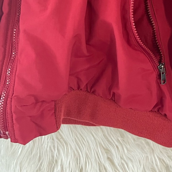 L.L. Bean Mens Vintage Nylon Full Zip Fleece Lined Red Jacket. Size XLT - Picture 9 of 14